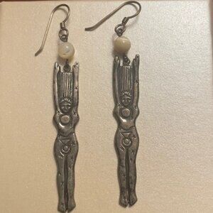Sterling Silver Goddess Earings